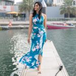 Nyla Usha Instagram - Don't be scared to walk alone... Don't be scared to like it... . 📸 @vineethnair86 @masala.factory Outfit - @lipsylondon Dubai Marina