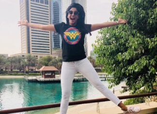 Nyla Usha Instagram - Embrace the glorious mess you are .... WonderWoman mode on.... #finallywearingit #fittingintoyourfavorite #wonderwoman♥️ PC: @rjnimmy #partnerincrime😈