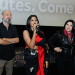 Nyla Usha Instagram - We show you how to celebrate love... my beautiful team @hit967fm and the greatest listeners in the world ... Joined for the Grand screening of DiwanjimoolaGrand Prix MiddleEast Premiere.... Spl thanks to team JazzRockers for tat hug energy dance ...helping us with ours! Love you all😘😘😘😘
