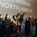 Nyla Usha Instagram - We show you how to celebrate love... my beautiful team @hit967fm and the greatest listeners in the world ... Joined for the Grand screening of DiwanjimoolaGrand Prix MiddleEast Premiere.... Spl thanks to team JazzRockers for tat hug energy dance ...helping us with ours! Love you all😘😘😘😘