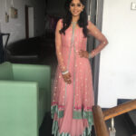 Nyla Usha Instagram - @rahul_rajasekharann and me On the sets of Onnum Onnum Moonnu... DiwanjimoolaGrandPrix promotions My lovely costume by @rehanabasheerofficial Swipe👉🏻 for more pics
