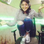Nyla Usha Instagram - It took me 3 songs and 2 commercial breaks to click this one.... #liveonairnow ... Gooodmorning🤗🤗🤗
