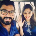 Nyla Usha Instagram - "The temple man" we call him... his day begins and ends in temple... minimum of 5 temple visits a day... not just that, if u r with him he makes sure u too visit these temples .. thanks to him.. I met Guruvayoorappan and Vadakkunnathan... @sarathkrishn may all ur prayers come true