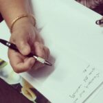 Nyla Usha Instagram – There is a lot of magic here… in this hand… in those lines and between them… soon coming to life #cantwaitforthis