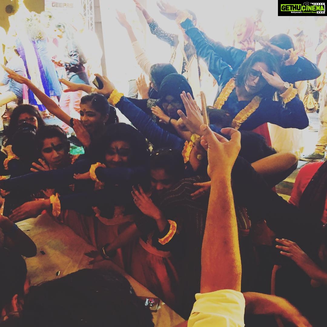 Nyla Usha Instagram - The dab.... some hand tat masked... Great fun at the youfest! Kids are awesome... Will miss the vibe...