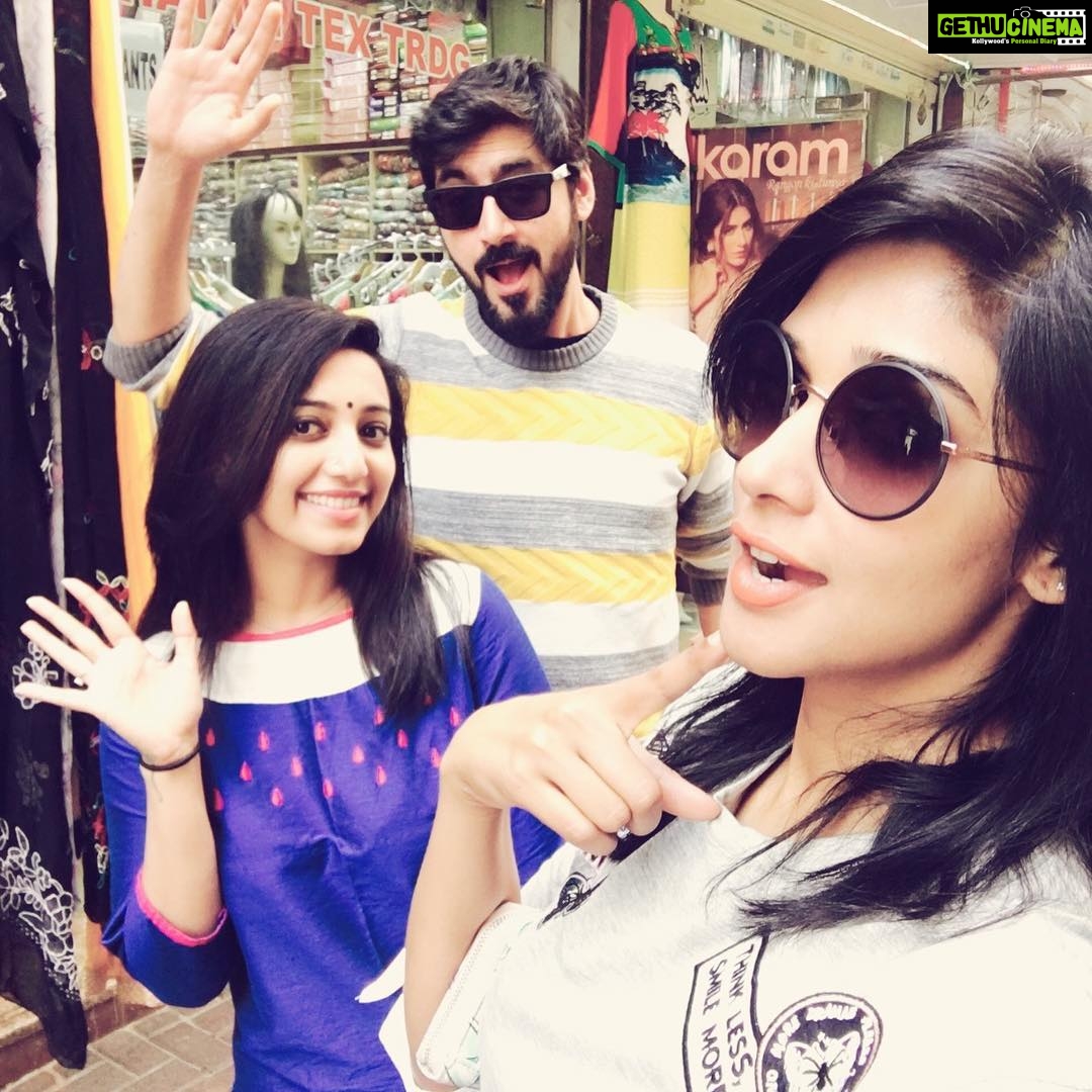 Nyla Usha Instagram - Chanks of mine ... #happyfaces #meenabazaarshopping #friendsforlife