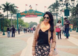 Nyla Usha Instagram - Disneyland Hongkong #throwback #memoriesofabeautifulholiday #traveldiaries