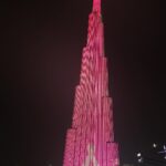 Nyla Usha Instagram - The iconic #burjkhalifa in pink ... Think pink... #spreadthemovement #breastcancerawareness