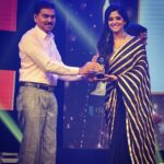 Nyla Usha Instagram - An award for wat I am best at.... Talking! #Bestrj #asiavision #dubai