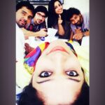 Nyla Usha Instagram - #upsidedown #madfriends #timepass