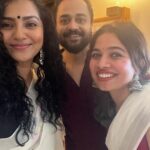 Parvathy Instagram - T’was a good day.🤍 Wearing @roukabysreejithjeevan Thank you @sreejithjeevan for the gift. ✨