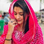 Payal Rajput Instagram – #radheradhe 🌸 Govardhan Parikrama