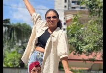 Pearle Maaney Instagram - Tada!!! 😎🥰❤️ : 📸 @srinish_aravind