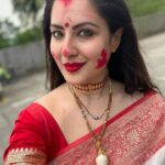 Pooja Bose Instagram - Asche bochor abar hobe 🙏🏻🙏🏻🙏🏻🙏🏻 Shubho bijoya , happy dusshera
