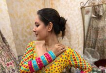 Pooja Bose Instagram - Trial scenes @the_adhya_designer