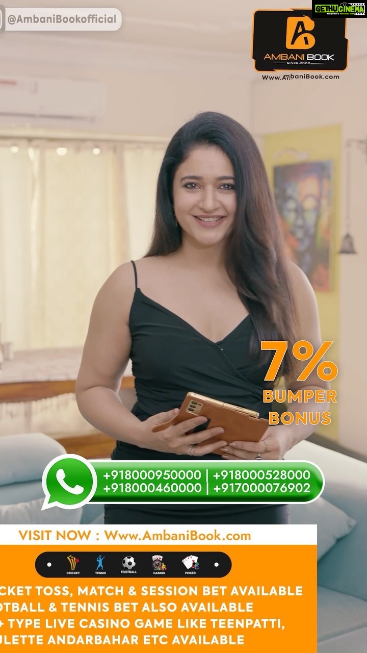 Poonam Bajwa Instagram - ( @AmbaniBookofficial ) 7% Grand Bumper Bonus On Every Deposit India's 1st Legal & Licensed Gaming Company ♐ Cricket, Football, Tennis & Over 150 + Type Live Casino Like Teenpatti, Roulette, Andarbahar, Bakra, Poker Etc ♐ No Registration & Documentation Required For Account Opening & Also No Tax On Winning ♐ Open Your Account From Just Rs 100 & Also 24 Hour Rapid Fast Withdrawal Available Any Time Any Where ♐ Login To Www.AmbaniBook.com Or Msg On Below Whatsapp Number To Open Your Account Whatsapp - : +918000460000 +918000560000 +918000950000 +918000528000 @AmbaniBookofficial Naam Mein He Guarantee Hai 22 Years Of Legacy Since 2000