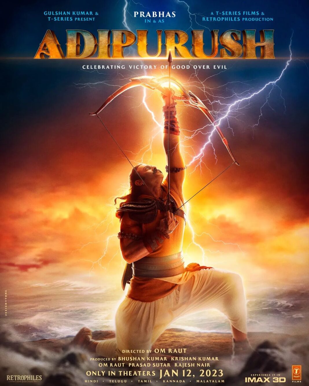Prabhas Instagram - || Aarambh ||
Join us as we embark on a magical journey on the Sarayu River Bank in Ayodhya, UP. #AdipurushInAyodhya
Unveil the first poster and teaser of our film with us on Oct. 2 at 7:11 PM!🫶
#AdipurushTeaser
#Adipurush releases IN THEATRES on January 12, 2023 in IMAX & 3D!
@omraut #SaifAliKhan @kritisanon @mesunnysingh #BhushanKumar #KrishanKumar @vfxwaala @rajeshnair29 @shivchanana @uppalapatipramod #Vamsi @tseriesfilms @tseries.official @retrophiles1 @uvcreationsofficial @officialadipurush Prabhas Instagram - || Aarambh || Join us as we embark on a magical journey on the Sarayu River Bank in Ayodhya, UP. #AdipurushInAyodhya Unveil the first poster and teaser of our film with us on Oct. 2 at 7:11 PM!🫶 #AdipurushTeaser #Adipurush releases IN THEATRES on January 12, 2023 in IMAX & 3D! @omraut #SaifAliKhan @kritisanon @mesunnysingh #BhushanKumar #KrishanKumar @vfxwaala @rajeshnair29 @shivchanana @uppalapatipramod #Vamsi @tseriesfilms @tseries.official @retrophiles1 @uvcreationsofficial @officialadipurush