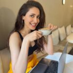 Pragya Jaiswal Instagram – Taking International Coffee Day very seriously, everyday ☕️🫶🏻