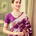 Pragya Jaiswal Instagram - Life isn’t perfect, but your sarees can be 💜💜 For the opening of #KanchipuramNarayaniSilks in Hyderabad: Saree @kanchipuramnarayanisilks Jewellery @southindia_jewellers Stylist @neeraja.kona Asst stylist @manogna_gollapudi Makeup @makeupbymadhushreeganapathy Hair @venkymakeupstudio Photographer @pranav.foto