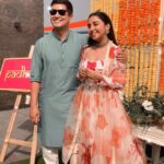 Prajakta Koli Instagram – GP is getting married! 🥳
..
..
.. 
Styled by my love @sakshi312 ♥️
Outfit – @_vedikam 
Jewellery- @neetaboochrajewellery 
Bag – @shop_teesta