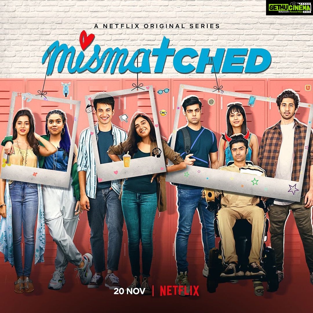 Prajakta Koli Instagram - MISMATCHED Releases on 20th November!!! Trailer out now! Click the link in my bio! ♥️ It’s here!!!!!🥳 @netflix_in @rsvpmovies @akvarious @nipundharmadhikari @sanayairanizohrabi @gazaldhaliwal @rohitsaraf10 @taarukraina @vihaansamat @kritikabharadwaj95 @devyani.shorey @muskkaanjaferi @abhinavsharma5 ♥️