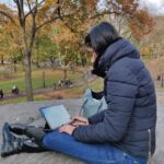 Prajakta Koli Instagram - When you could just sit in Central Park and work on a video idea. What fun. #Hmm