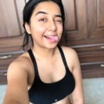 Prajakta Koli Instagram - Shooting a bunch of fun content all day today. Had to start the day with a good sweat sesh! #LezzGo 💪♥️