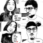 Prajakta Koli Instagram - Day 24 of #SelfQuarantine : @vrishankkhanal is getting more and more edible. #Hmm #SundayComic