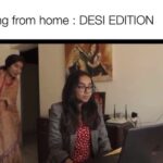 Prajakta Koli Instagram - Ek toh ghar se kaam mein man lagta nahi upar se mamma ko aaloo bhindi ki padi hai. 🤦🏽‍♀️ #WorkingFromHome #GharBaithoIndia #SelfQuarantine FULL VIDEO ON MY CHANNEL!