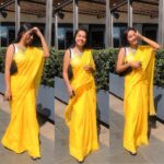 Prajakta Koli Instagram - Wearing 5 whole yards of Australian Sunshine ♥️ #GoodMorning Ready for the Inspirational Series Lunch with @australianopen ! Melbourne, Victoria, Australia