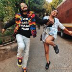 Prajakta Koli Instagram – Trotting with fellow puppy.