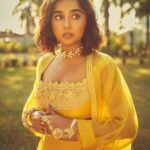 Prajakta Koli Instagram – ☀️ 
..
For @azafashions 
..
Makeup by: @sahithya.shetty
Hairstyling: @rupali.dhumal

Designer: @ridhimehra
Necklace & ring: @anaash.in; Bangles: @sonisapphire & @houseofshikha; Hand harness: @anayah_jewellery

Editor: @devanginishar
Photographer: @kadamajay
Interview: @sreemita_bhattacharya
Styled by: @sukritigrover
Styling team: @vasudhaguptaa @vanigupta.23 

Artist’s publicity: @dreamnhustlemedia
Artist’s management: @onedigitalentertainment