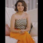 Prajakta Koli Instagram - This little shendi is damn cute. 🥰 .. Today for JugJugg Jeeyo! .. Hair and Makeup - @shrushti_birje Styled by @sakshi312 📷- @roverdiaries_ .. Top @torqadorn Rings @shopanatina Earrings @timelessjewelsby_s