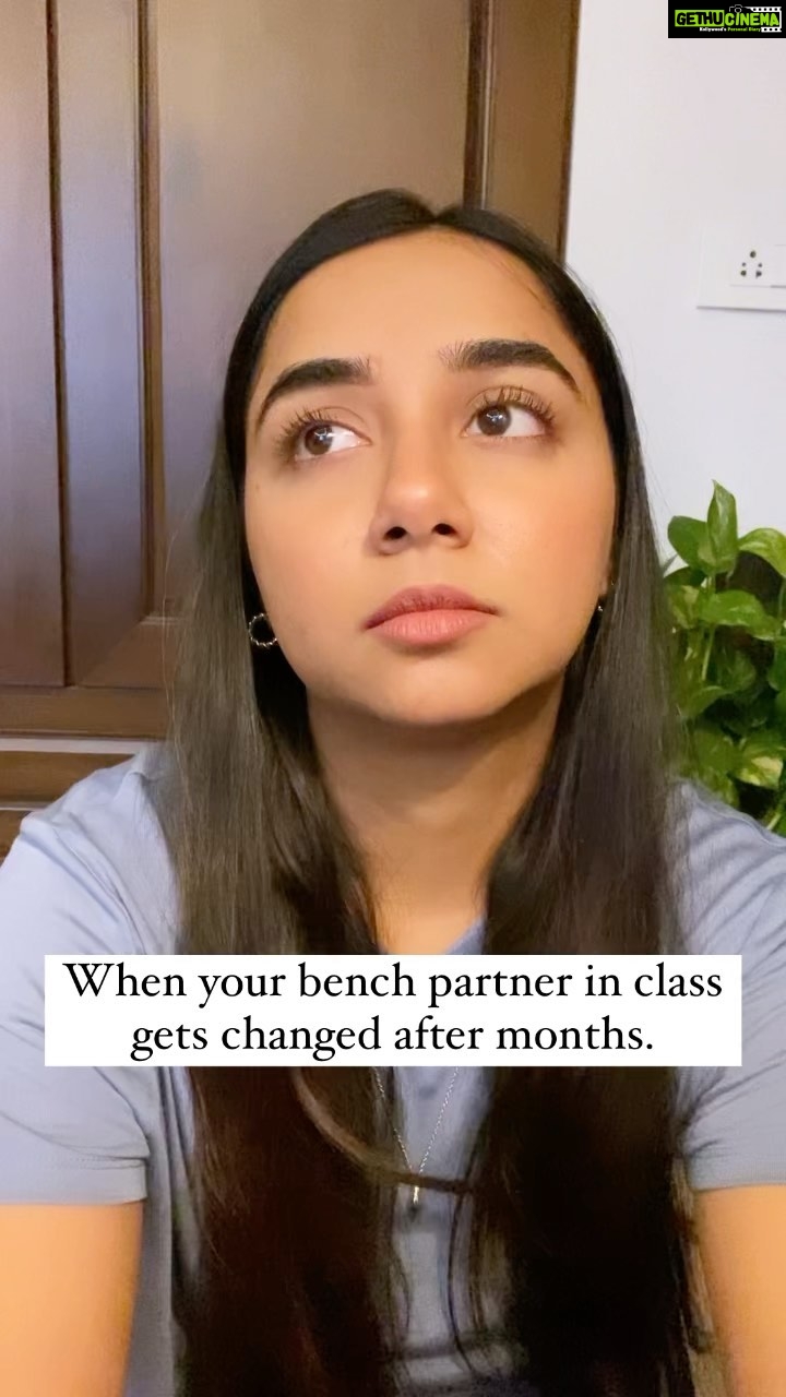 Prajakta Koli Instagram - I promise I won’t talk, teacher. Don’t change my bench partner.