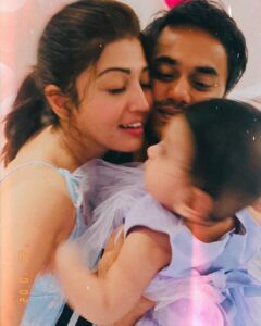 Pranitha Subhash Instagram - Celebrating Milestones 🧿 Monthly birthdays