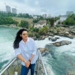 Priya Bhavani Shankar Instagram - How small we feel in the presence of the great forces of Nature Rheinfall