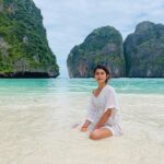 Priya Varrier Instagram – Feeling (not) so blue…🐬 Maya Bay, Koh Phi Phi Leh, Thailand