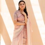 Priyanka Mohan Instagram - Sunlit ☀️ Styled by @shruthimanjari Wearing @anavila_m Jewellery @amrapalijewels Makeup @kalwon_beauty hair @marella_makeupstudio 📸 @kiransaphotography
