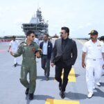 R. Madhavan Instagram - INS Vikrant Visit . My utmost gratitude and Thank you for this very special honor. Such a privilege to be invited by the #indiannavy on the indigenously built aircraft carrier soon to be commissioned. -Interacted with the men and Officers of IAC Vikrant -First Indigenously built AircraftCarrier -#Atmanirbhar Bharat #Engineeringmarvel @DefencePROkochi and @IndiannavyMedia