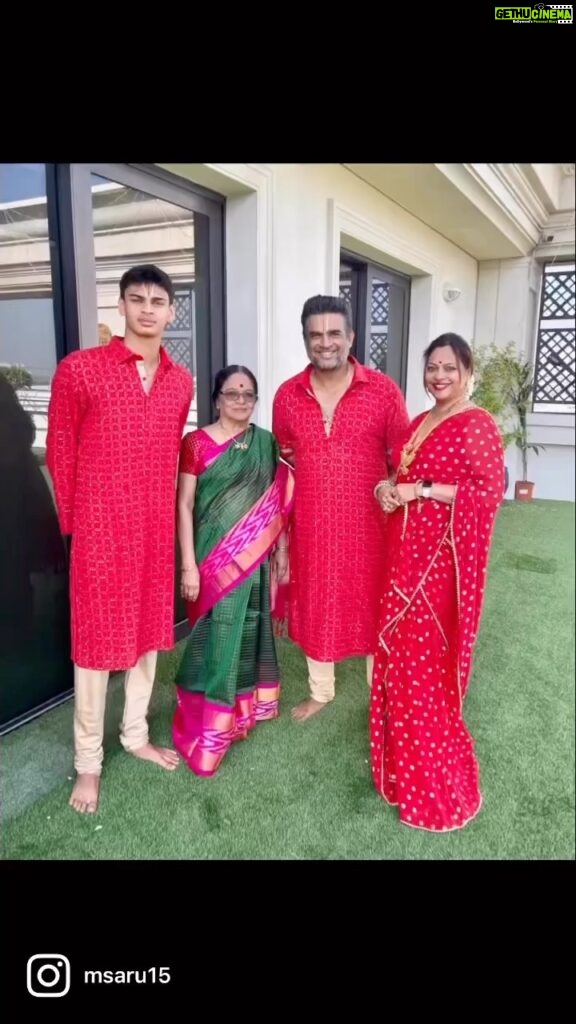R. Madhavan Instagram - Gods grace . ❤️❤️🙏🙏HAPPY DIWALI TO YOU ALL. God bless you with peace and happiness. Dubai, United Arab Emirates