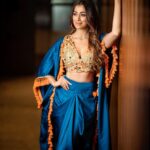 Raai Laxmi Instagram – Desi girl 🧡💙

Photogaphy by : @they_call_me_keshu