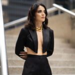 Radhika Madan Instagram - How It Reigns. 👑 Toronto International Film Festival 2022. @tiff_net ---------------------------- Custom tux by @neeta_lulla Choker @misho_designs Shoes @louboutinworld Styling @amandeepkaur87 DP @akshaymoncy Managed by @aanchaltalreja