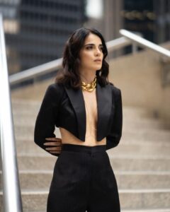 Radhika Madan Instagram - How It Reigns. 👑

Toronto International Film Festival 2022.
@tiff_net 

----------------------------

Custom tux by @neeta_lulla
Choker @misho_designs
Shoes @louboutinworld

Styling @amandeepkaur87
DP @akshaymoncy 

Managed by @aanchaltalreja
