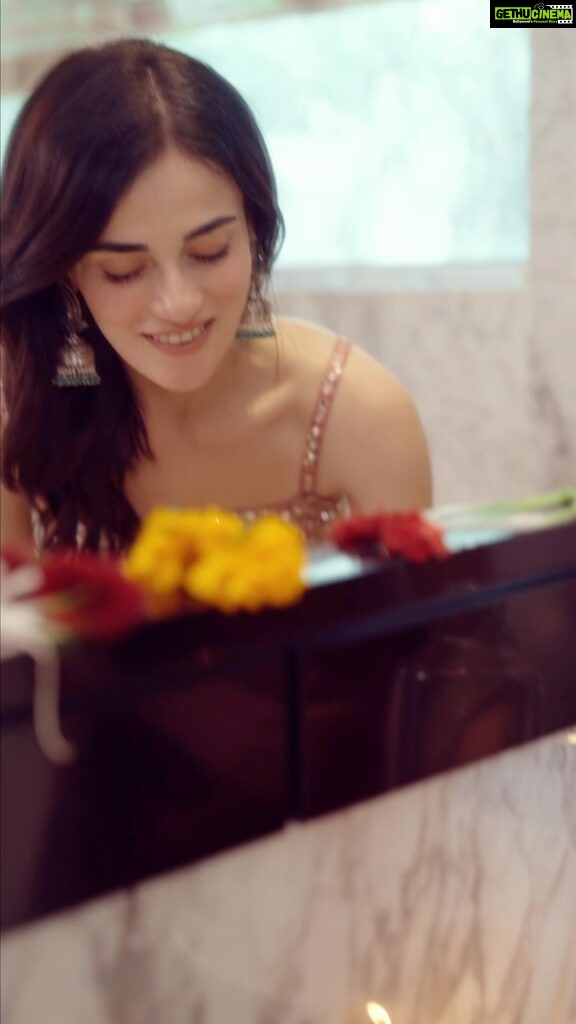 Radhika Madan Instagram - Supremely excited to gift myself something special this year! With festive fervour catching up, it’s time for a well-deserved makeover, for my bathroom space! Check out how @kohler_india has transformed my bathroom, from functional and stylish, the bathroom is that one space that is the epitome of my personal space. Happy transformation weekend, guys! It’s time to get your bathroom festive ready! @goodhomesmagazine #ad Outfit @loka_byveerali Jewellery @silverstreakstore Footwear @aprajitatoorofficial Styled by @nupur_p @gaurvivdesai Managed by : @aanchaltalreja
