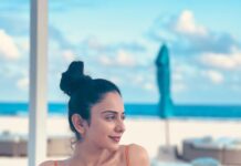 Rakul Preet Singh Instagram - #thankgod for a holiday 💕 @finolhu_maldives @globalspa_mag @globalspame #FinolhuBaaAtoll #Finolhu #FinolhuMaldives #VibrantFinolhu #IslandPlayground #BarefootChic #unwindatfinolhu #seasidecollection Finolhu Baa Atoll