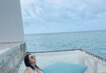 Rakul Preet Singh Instagram - Cos island life is a vibe 💕 @finolhu_maldives @globalspa_mag @globalspame #FinolhuBaaAtoll #Finolhu #FinolhuMaldives #VibrantFinolhu #IslandPlayground #BarefootChic #UnwindAtFinolhu #seasidecollection Finolhu Baa Atoll