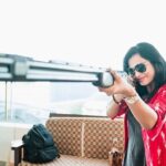 Ramya Pandian Instagram - When unexpected things take you by suprise, there's nothing like it. Last weekend, i unlocked a new passion, thanks to the National shooter @rajsekarpandian sir 🤗 Thank you for having me in the range, teaching me and motivating me. My first time, that too with a gun Antolio Zoli @zoliofficial , 175th anniversary edition ,one of the only hundred guns in the world 🤩- It's been a wonderful experience at @royal_pudukkottai_sportsclub ,Trichy. Thank you #prithvirajtondaiman for being a great host. And now, Honorary member of RPSC is beyond what I could've imagined 😀. This chapter is to be continued in Chennai. PC @deepakanartist @royal_pudukkottai_sportsclub #gunshooting #gunshootingrange #passion