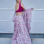 Rashmi Gautam Instagram - Festive season is here let's bring out the florals and vibe Outfit @firoz_design_studio P.c @ravi_cross_clickx #rashmigautam #instapost #florals #festivevibes