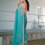 Rashmi Gautam Instagram - Outfit by @starrydreamsofficial P.c @ravi_cross_clickx #rashmigautam #sareenotsorry #saree #festivewear