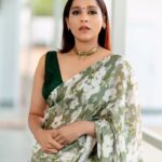 Rashmi Gautam Instagram - #RashmiGautam P.c 📸📸📸 @ekorphotography #rashmigautam #linensarees #sareenotsorry #floralsaree #actorslife #bloom